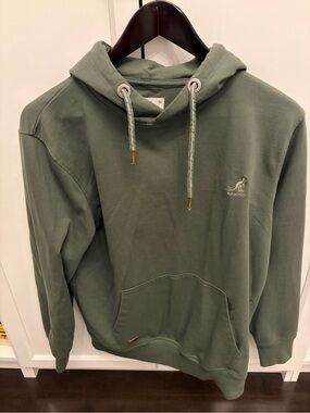 Kangol Men's Olive Green Pullover Hoodie
